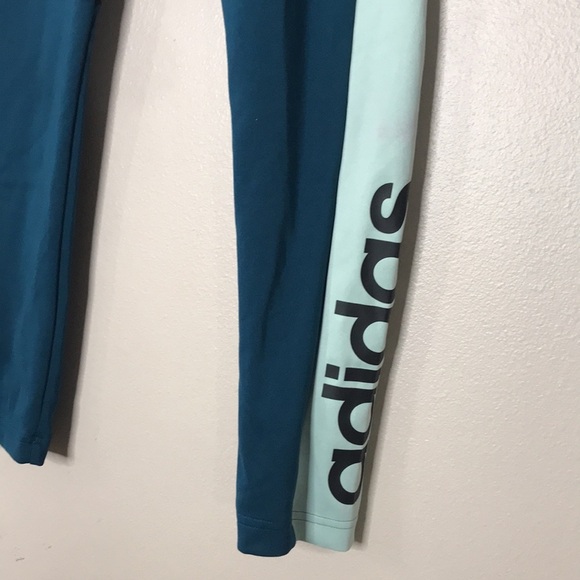 Adidas colorblock climalite move athletic tight leggings size small - Picture 6 of 12